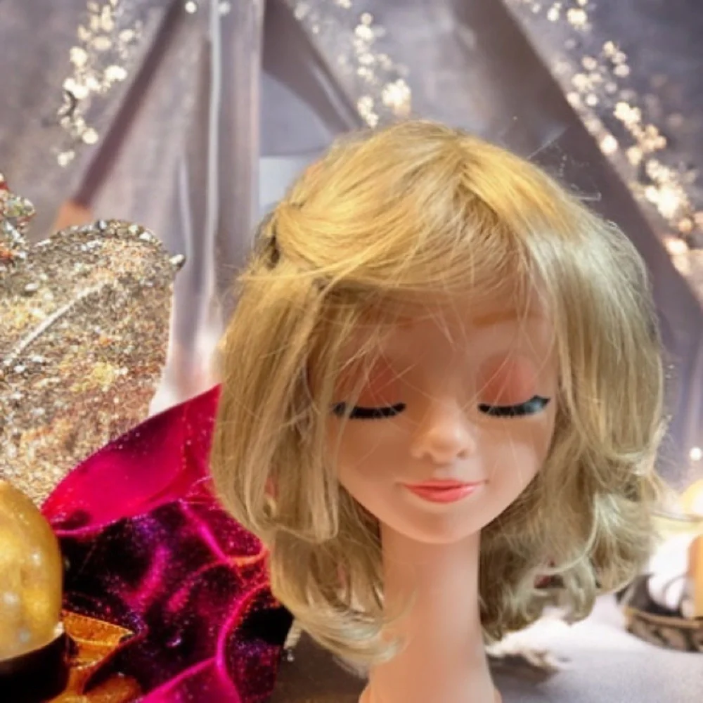 TLC Collection Blonde Wig Synthetic Blend Full Cap